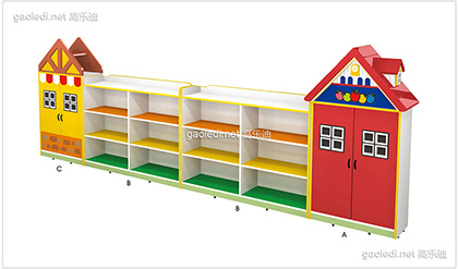 別墅造型玩具柜